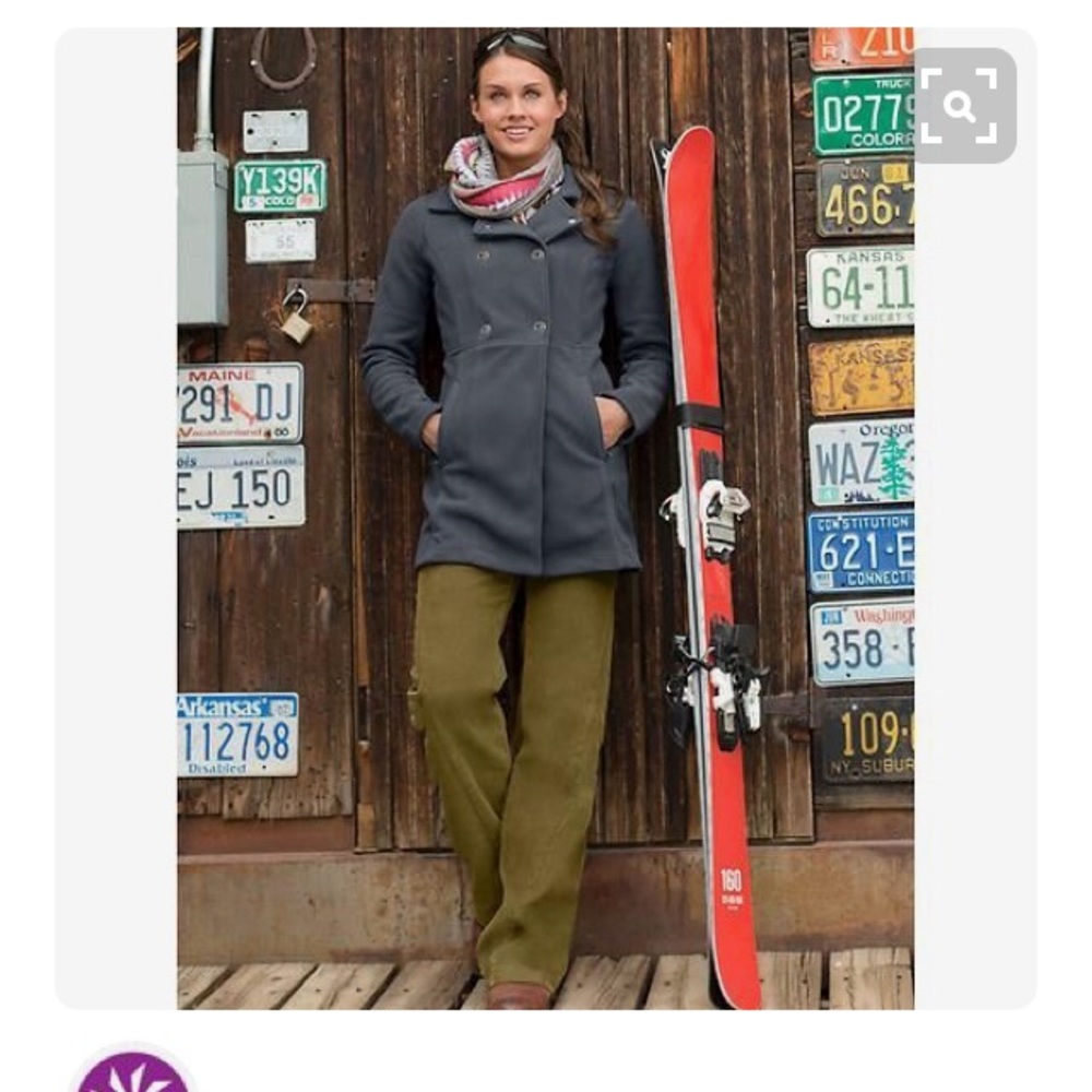 Athleta fleece peacoat